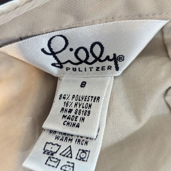 Lilly Pulitzer Tan Skirt With Shorts - Picture 6 of 7